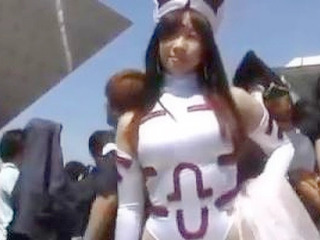 Get wet and wild with sexy acrobats in Nippon's kinky carnival